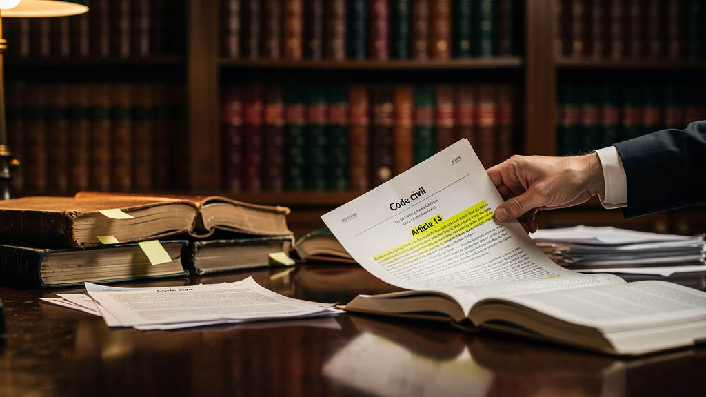 Art 14 code civil : comparatif avec d'autres articles